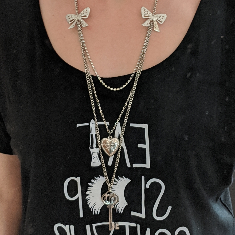 Layered Silver Necklace